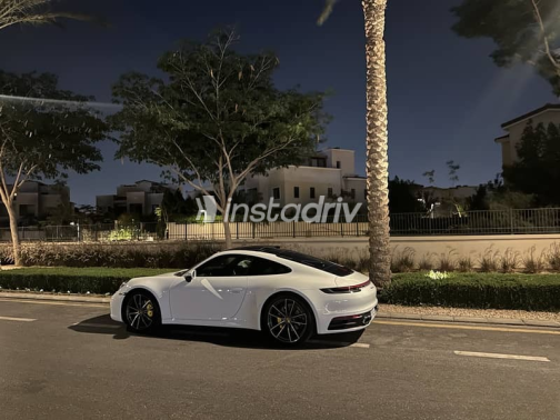 Porsche 911 2021 White Automatic Used for Sale in Cairo - 2