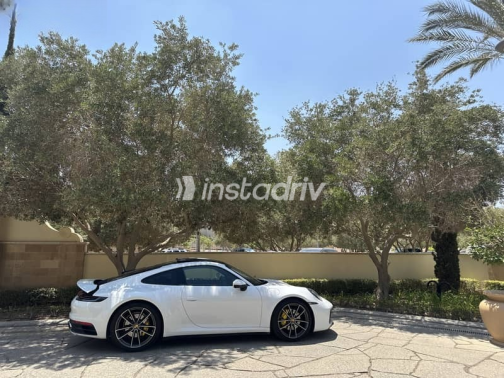 Porsche 911 2021 White Automatic Used for Sale in Cairo - 3