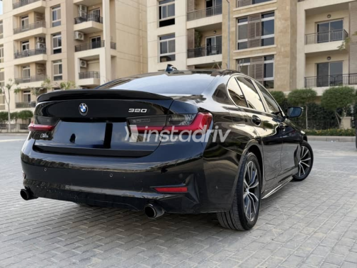 BMW 320 2020 Black Automatic Used for Sale in Cairo - 2