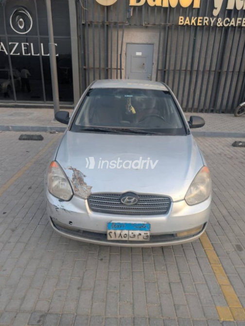 Hyundai Accent 2007 Silver Manual Used for Sale in Greater Cairo ( Cairo + Giza) - 1