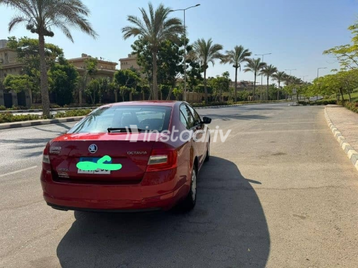 Skoda Octavia 2016 Burgundy Automatic Used for Sale in Cairo - 4