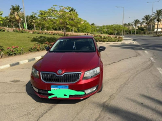Skoda Octavia 2016 Burgundy Automatic Used for Sale in Cairo