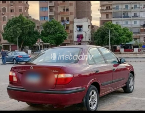 Nissan Sunny 2001 Dark Red Automatic Used for Sale in Cairo - 4