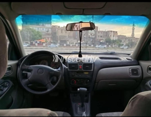 Nissan Sunny 2001 Dark Red Automatic Used for Sale in Cairo - 10