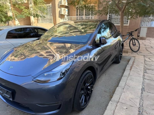 تسلا Model Y 2023 رمادي أوتوماتيك مستعملة للبيع في القاهرة - 2