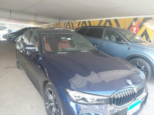 BMW 320 2024 Dark Blue Automatic Used for Sale in Cairo