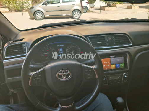 Toyota Belta 2022 Black Automatic Used for Sale in Giza - 2