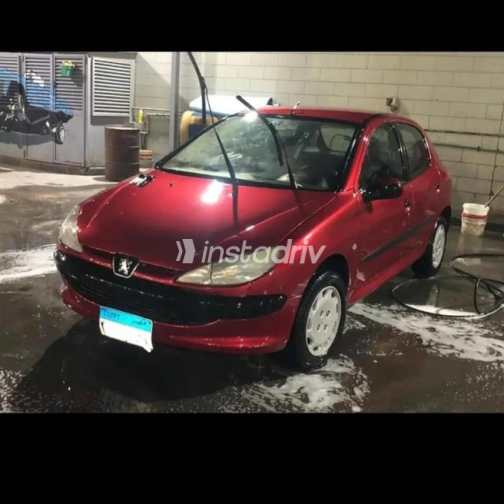 Peugeot 206 2001 Dark Red Manual Used for Sale in Cairo - 2