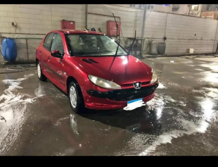 Peugeot 206 2001 Dark Red Manual Used for Sale in Cairo