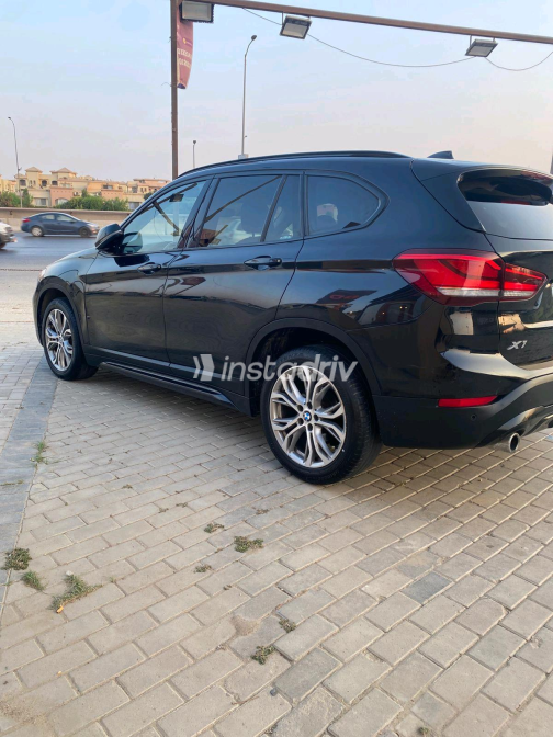 BMW X1 2021 Black Automatic Used for Sale in Giza - 4