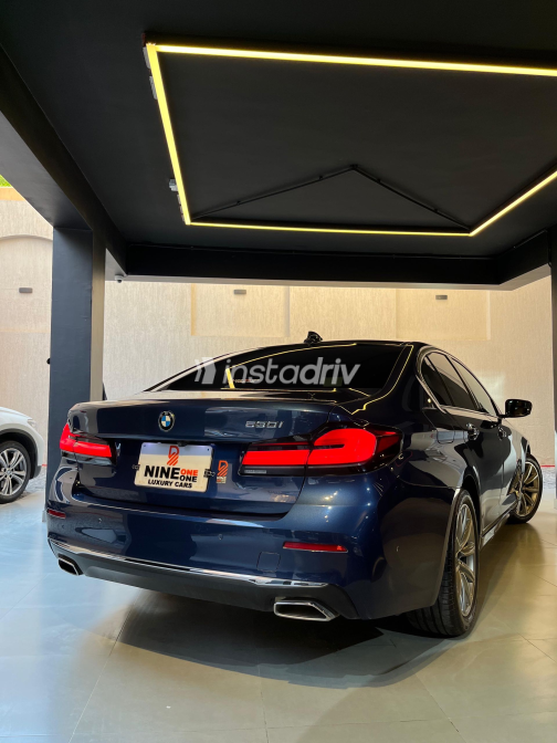 BMW 530 2023 Blue Automatic Used for Sale in Cairo - 7