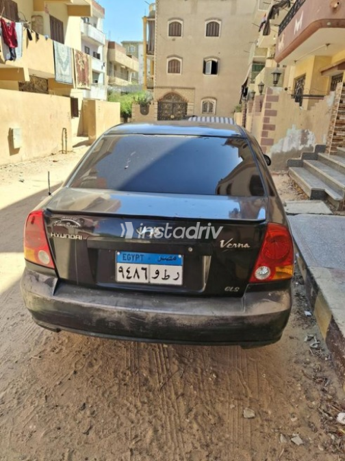 Hyundai Verna 2013 Black Automatic Used for Sale in 10th of Ramadan - 3