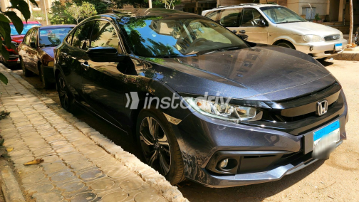 Honda Civic 2021 White Automatic Used for Sale in Maadi - 2