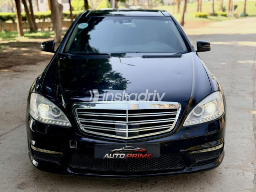 Mercedes S 500 2008 Black Automatic Used for Sale in Cairo - 1