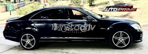 Mercedes S 500 2008 Black Automatic Used for Sale in Cairo - 2