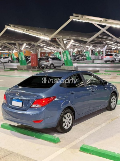 Hyundai Accent RB 2024 Dark Blue Automatic Used for Sale in Nasr city - 4
