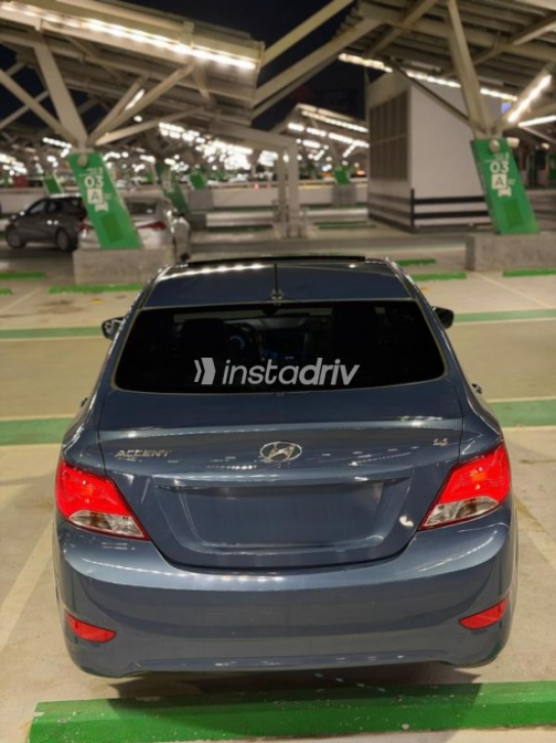 Hyundai Accent RB 2024 Dark Blue Automatic Used for Sale in Nasr city - 5