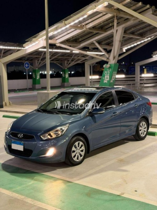 Hyundai Accent RB 2024 Dark Blue Automatic Used for Sale in Nasr city - 7