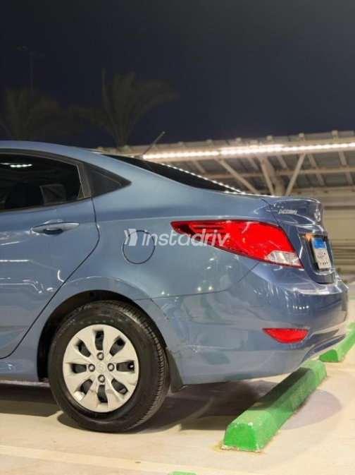 Hyundai Accent RB 2024 Dark Blue Automatic Used for Sale in Nasr city - 8