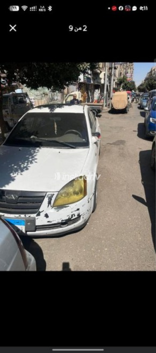 Chery A5 2010 White Automatic Used for Sale in Cairo - 2