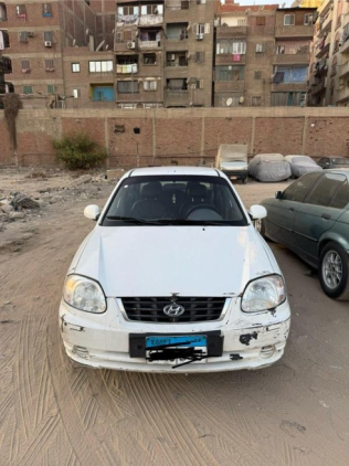 هيونداي فيرنا 2015 أبيض أوتوماتيك مستعملة للبيع في القاهرة