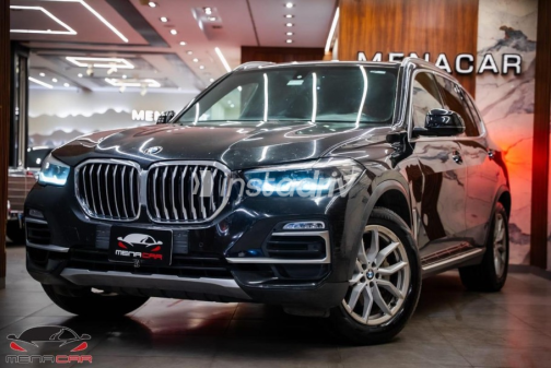 بي ام دبليو X5 2019 أسود أوتوماتيك مستعملة للبيع في القاهرة - 2