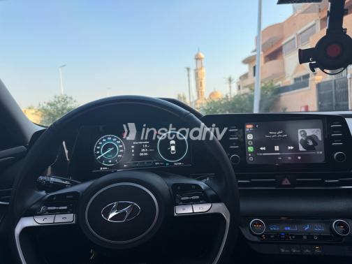 هيونداي إلنترا سى ان 7 2021 أسود أوتوماتيك مستعملة للبيع في القليوبية‎‎ - 7