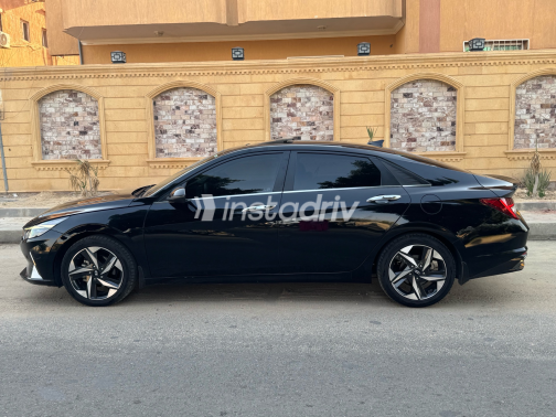 هيونداي إلنترا سى ان 7 2021 أسود أوتوماتيك مستعملة للبيع في القليوبية‎‎ - 9