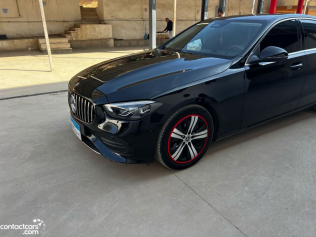 Mercedes C 200 2022 Black Automatic Used for Sale in Nasr city