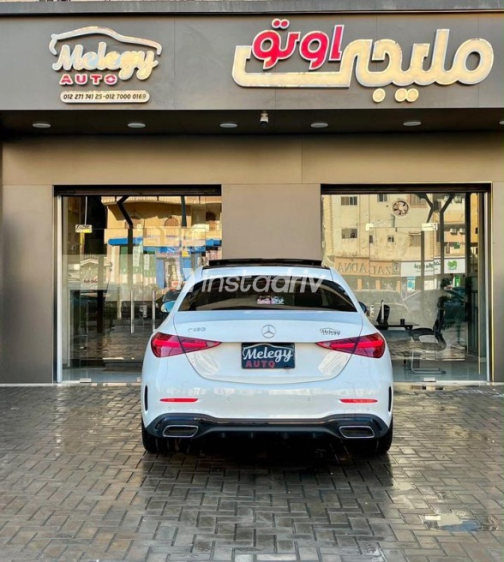 Mercedes C 180 2025 White Automatic Used for Sale in Cairo - 1