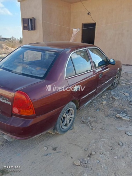 هيونداي فيرنا 2008 أحمر أوتوماتيك مستعملة للبيع في الإسكندرية - 1