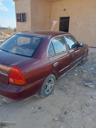 هيونداي فيرنا 2008 أحمر أوتوماتيك مستعملة للبيع في الإسكندرية