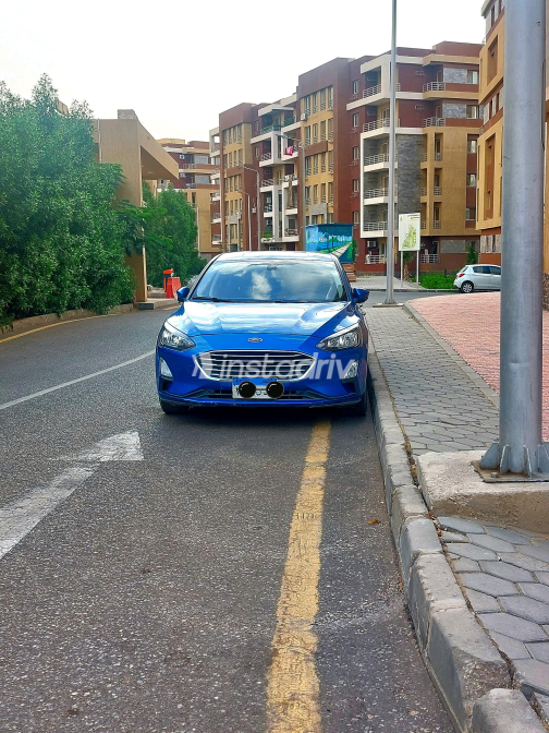Ford Focus 2021 Blue Automatic Used for Sale in Cairo - 2