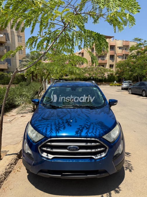 فورد ايكو سبورت 2019 أزرق أوتوماتيك مستعملة للبيع في الجيزة - 3