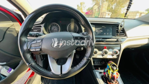 Hyundai Elantra 2020 Red Automatic Used for Sale in Cairo - 7