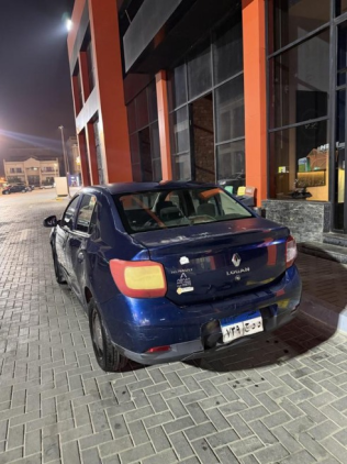 Renault Logan 2016 Dark Blue Automatic Used for Sale in Madinaty