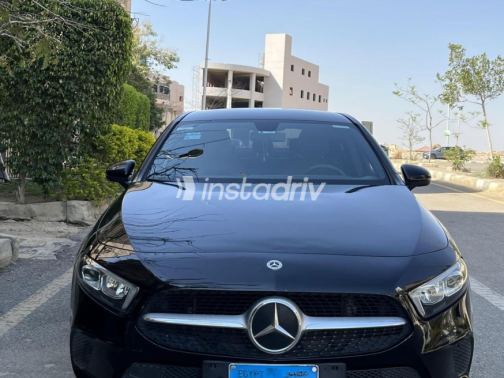 Mercedes A 180 2021 Black Automatic Used for Sale in Cairo - 2