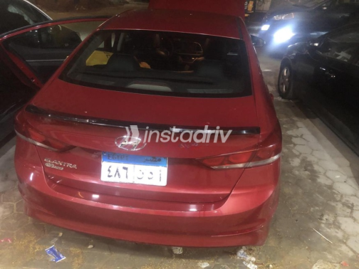 Hyundai Elantra 2019 Dark Red Automatic Used for Sale in Mokattam - 1