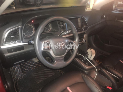 Hyundai Elantra 2019 Dark Red Automatic Used for Sale in Mokattam - 2