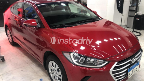 Hyundai Elantra 2019 Dark Red Automatic Used for Sale in Mokattam - 4