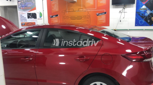 Hyundai Elantra 2019 Dark Red Automatic Used for Sale in Mokattam - 10