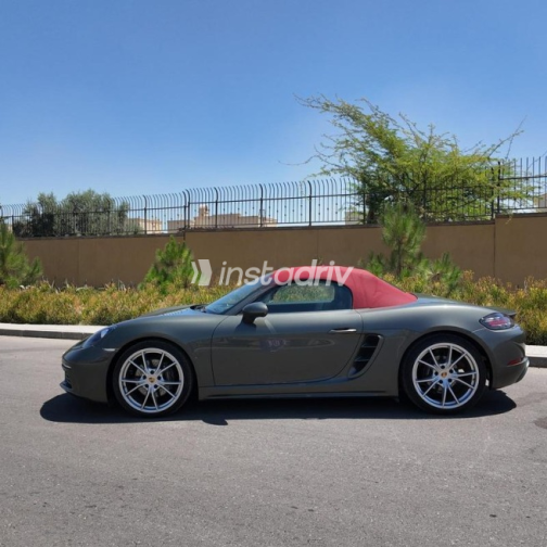 Porsche Boxster 2022 Gray Automatic Used for Sale in Cairo - 3