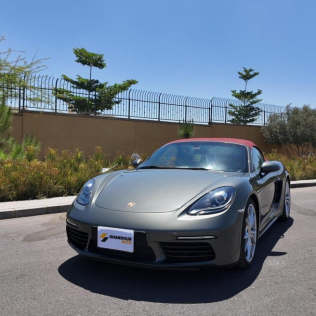 Porsche Boxster 2022 Gray Automatic Used for Sale in Cairo
