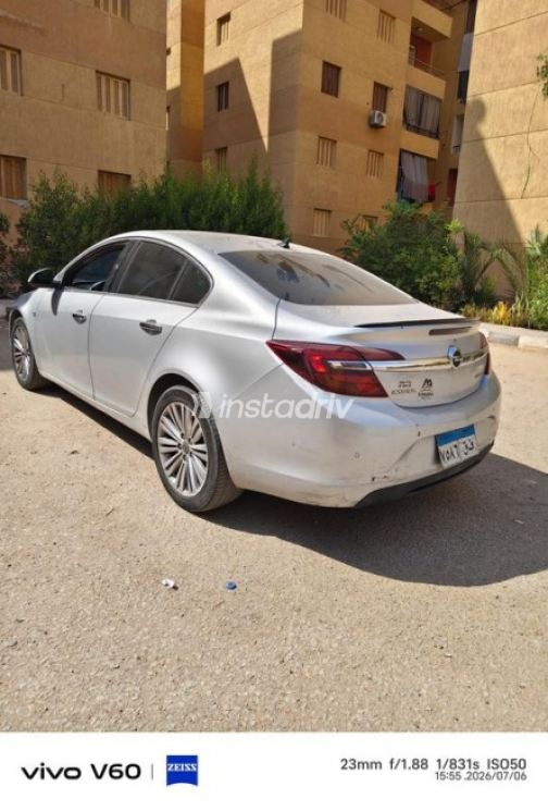 اوبل أنسيجنيا 2014 فضي أوتوماتيك مستعملة للبيع في الجيزة - 2