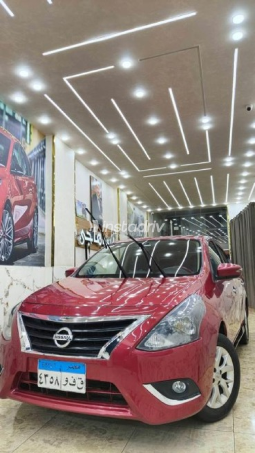 Nissan Sunny 2020 Red Automatic Used for Sale in Alexandria - 9