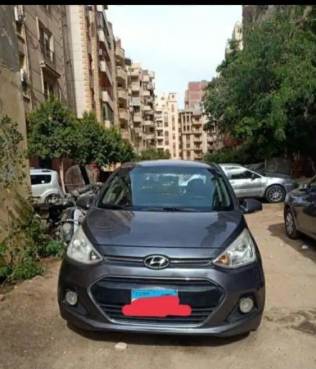 Hyundai Grand i10 2015 Gray Automatic Used for Sale in Cairo