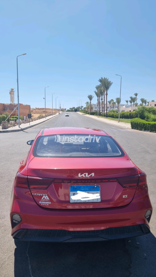 Kia Grand Cerato 2022 Red Automatic Used for Sale in South Sinai - 2