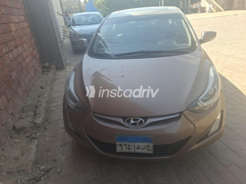 Hyundai Elantra MD 2015 Mocha Automatic Used for Sale in Obour City - 4