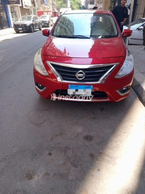 Nissan Sunny 2018 Red Automatic Used for Sale in Giza - 2