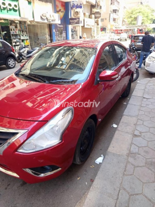 Nissan Sunny 2018 Red Automatic Used for Sale in Giza - 7